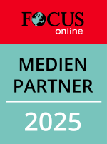 Focus Online Medienpartner 2025 Badge